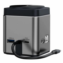 БЗП + HUB WIWU Wi-W025 Cube 9in1 USB-C – Gray