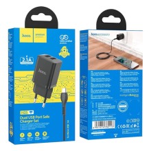 МЗП Hoco N25 Maker (2USB-A) + USB to MicroUSB – undefined