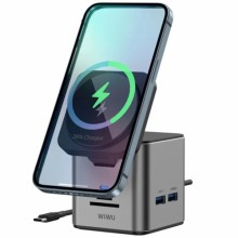 БЗУ + HUB WIWU Wi-W025 Cub 9in1 USB-C