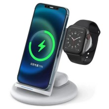 БЗУ WIWU Power Air 3 in 1 wireless charger – White