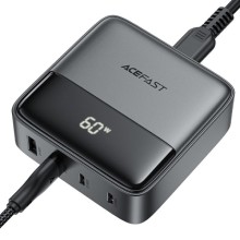 МЗП Acefast Z6 PD65W GaN (2*USB-C+2*USB-A) – Black