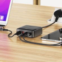 МЗП Acefast Z6 PD65W GaN (2*USB-C+2*USB-A) – Black