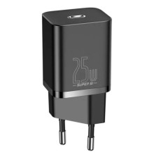 МЗП Baseus Super Si Quick Charger 25W (1USB-C) (CCSP) (Чорний)