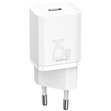 МЗП Baseus Super Si Quick Charger 25W (1USB-C) (CCSP) – Білий