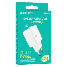 СЗУ Borofone BA81A PD20W (1USB-C) – White