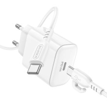 МЗП Borofone BA81A PD20W (1USB-C) + Type-C to Type-C – White