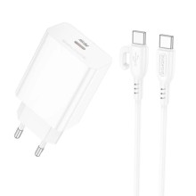 СЗУ Borofone BA21A Pro Long journey PD20W (1USB-C) + Type-C to Type-C