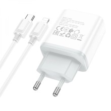 СЗУ Hoco C104A PD 20W Type-C to Lightning – White