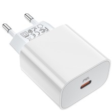 МЗП Hoco C76A Plus Speed source PD20W charger (EU) – Білий