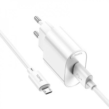 МЗП HOCO C109A Fighter QC3.0 + MicroUSB – White