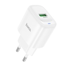 МЗП Hoco C140A Smart QC3.0 (1USB/3A) (White)