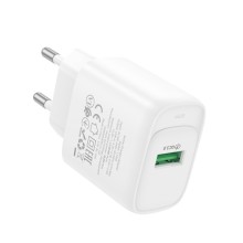 МЗП Hoco C140A Smart QC3.0 (1USB/3A) – White