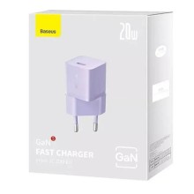 СЗУ Baseus GaN5 Fast Charger (mini) 1C 20W (CCGN05010) – Фиолетовый