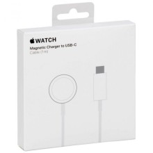 БЗП Magnetic Fast Charger to USB-C Cable for Apple Watch (AAA+) (box) – White