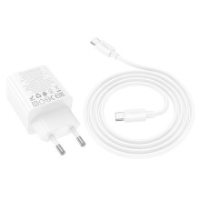 СЗУ Hoco N55 Fundador PD20W four-port (2USB-A/2C) + Type-C to Type-C – White