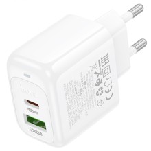 СЗУ Hoco CS55A Surplus PD30W+QC3.0 (1USB-A/1C) – White