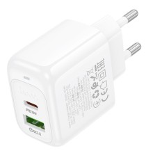 СЗУ Hoco CS54A Surplus PD20W+QC3.0 (1USB-A/1C) – White