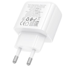 СЗУ Hoco CS54A Surplus PD20W+QC3.0 (1USB-A/1C) – White