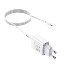 СЗУ HOCO C81A (1USB/2.1A) + Type-C – Белый