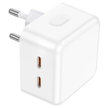 МЗП Borofone BA76A Source PD35W (2USB-C) – Білий