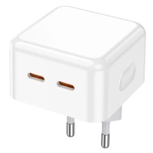 СЗУ Borofone BA76A Source PD35W (2USB-C) – Белый