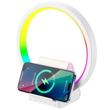 БЗП WIWU Wi-W021 2 in 1 Wireless Charger+Bluetooth Speaker – Білий