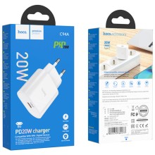 СЗУ Hoco C94A Metro PD20W (1USB-C) – Белый