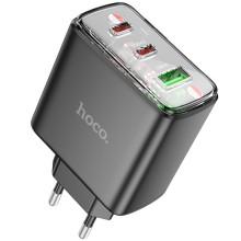 МЗП Hoco CS44A Smart PD65W (1USB-A/2С) – Чорний