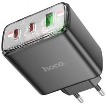 МЗП Hoco CS44A Smart PD65W (1USB-A/2С) – Чорний