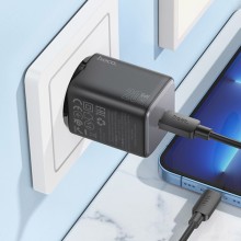 МЗП Hoco N40 Mighty PD20W (1USB-C) – Чорний