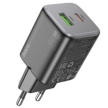 МЗП Hoco N41 Almighty PD20W+QC3.0 (1USB-A/1C) – Чорний