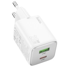 МЗП Hoco N41 Almighty PD20W+QC3.0 (1USB-A/1C) – Білий