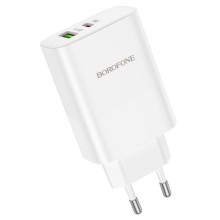 МЗП Borofone BN10 Sunlight PD65W (1USB-A/1C) – Білий