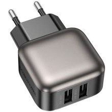 МЗП Borofone BAS52A Absolute QC3.0 18W (1USB-A) + кабель USB to MicroUSB – Чорний