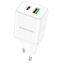 СЗУ Borofone BN7 PD20W+QC3.0 (1USB-A/1C)