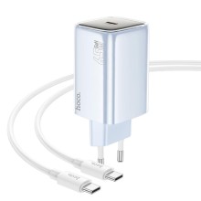 МЗП Hoco N48 Glorious PD65W (1USB-C) + кабель Type-C to Type-C