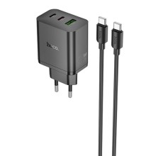 МЗП Hoco N51 Scenery PD65W (1USB-A/2C) + кабель Type-C to Type-C