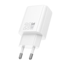 СЗУ Hoco N60 Gentle PD20W (1USB-C) + кабель Type-C to Type-C – Белый