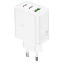 МЗП Hoco N51 Scenery PD65W (1USB-A/2C) – Білий