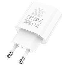 СЗУ Hoco C94A Metro PD20W (1USB-C) + кабель Type-C to Lightning – Белый