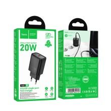 СЗУ Hoco N60 Gentle PD20W (1USB-C) – Черный