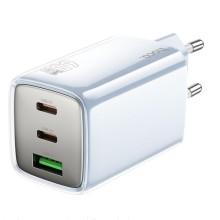 СЗУ Hoco N49 Glorious PD65W (1USB-A/2C) – Голубой