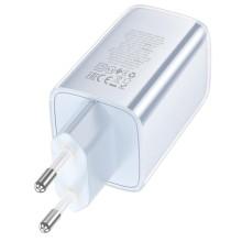 СЗУ Hoco N49 Glorious PD65W (1USB-A/2C) – Голубой