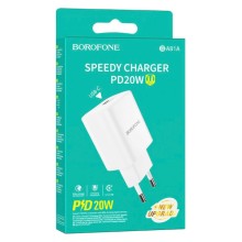 МЗП Borofone BA81A PD20W (1USB-C) – Білий