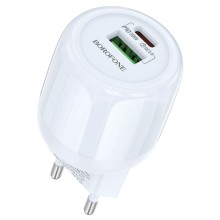 МЗП Borofone BA94A Lustrous PD30W+QC3.0 (1USB-A/1C)