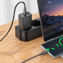 МЗП Hoco N61 Gentle PD20W+QC3.0 (1USB-A/1C) – Чорний