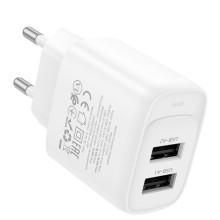 СЗУ Hoco C141A Smart 2.1A (2USB-A) – Белый