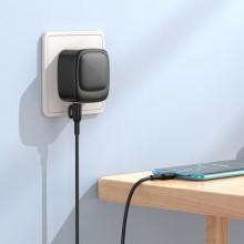 МЗП Borofone BAS23A Lucky PD30W (2USB-A/1C) + кабель Type-C to Type-C – Чорний