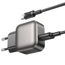 МЗП Borofone BAS52A Absolute QC3.0 18W (1USB-A) + кабель USB to Type-C – Чорний