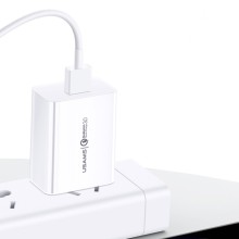 МЗП USAMS US-CC083 T22 Single USB QC3.0 Travel Charger (EU) – Білий